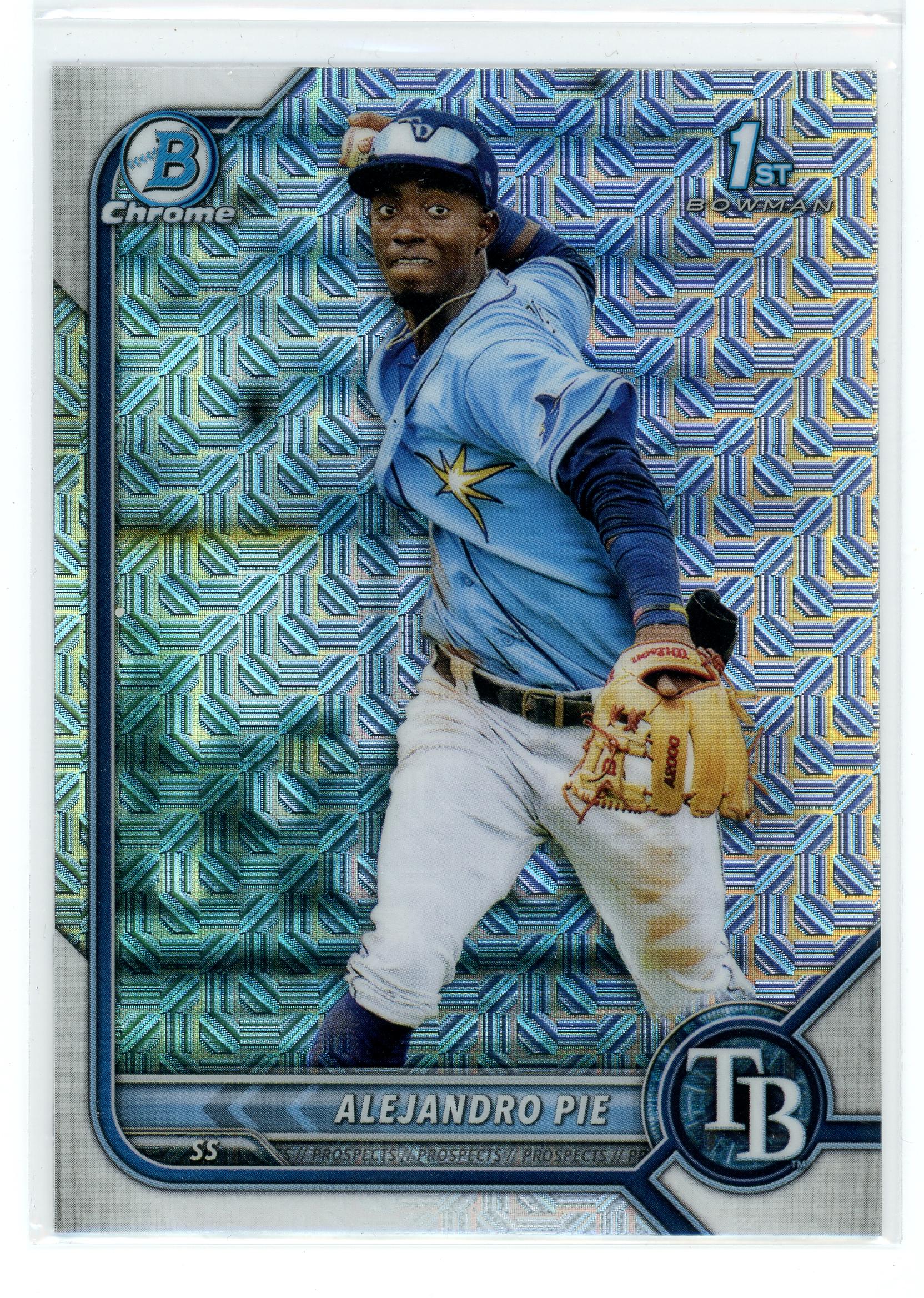 2022 Bowman Chrome #BCP-99 Alejandro Pie Mojo Refractor