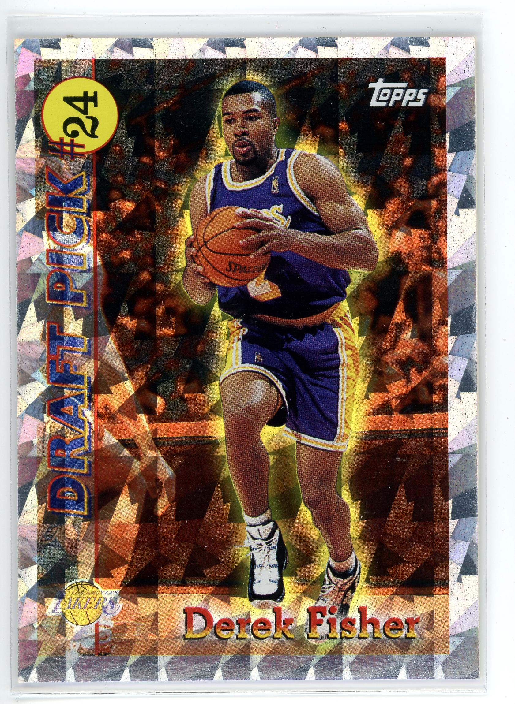 1996-97 Topps #DP24 Derek Fisher Draft Pick Exchange