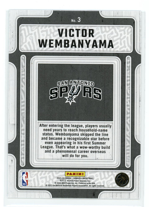 2023-24 Donruss #3 Victor Wembanyama Hardwood Masters Press Proof