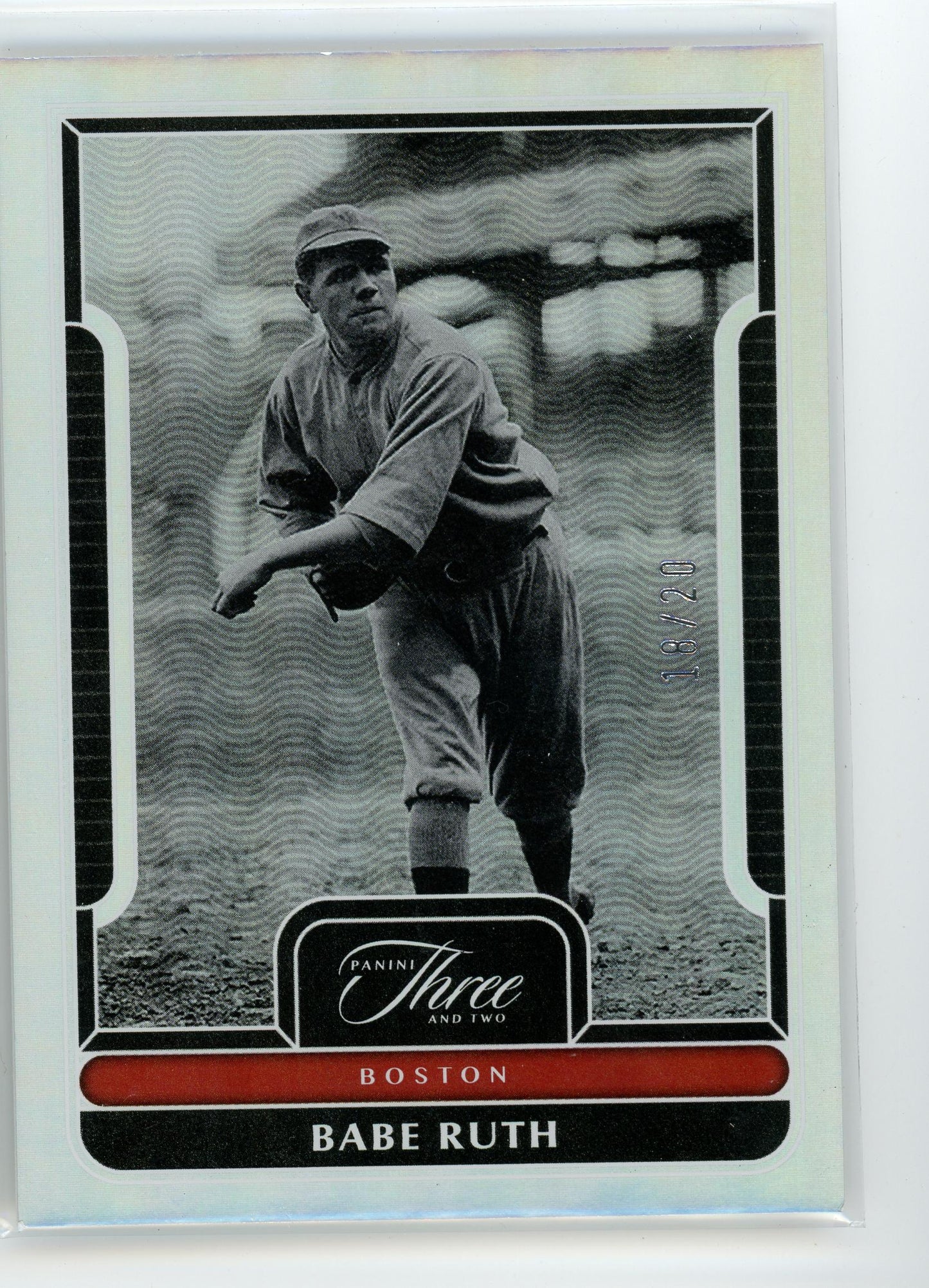 2023 Panini Three and Two #1 Babe Ruth Holo Foil /20