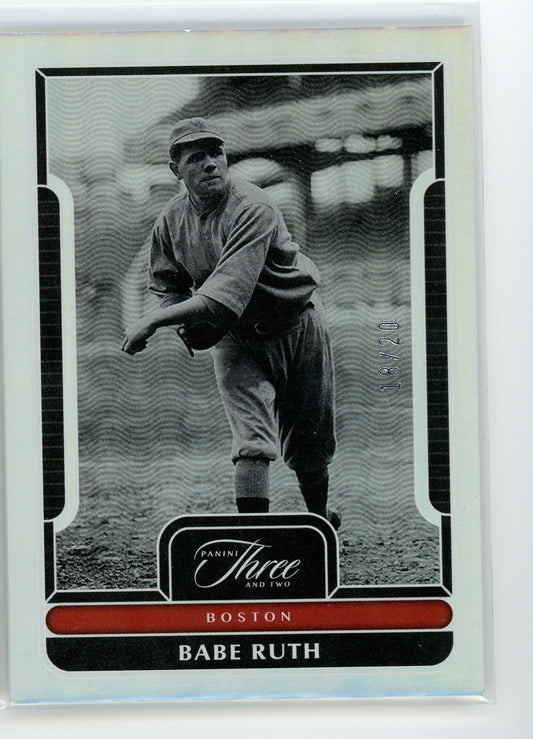 2023 Panini Three and Two #1 Babe Ruth Holo Foil /20