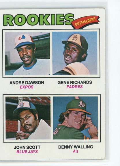 1977 Topps Rookie Outfielders #473 (Andre D./ Gene R./John S./Denny W.)