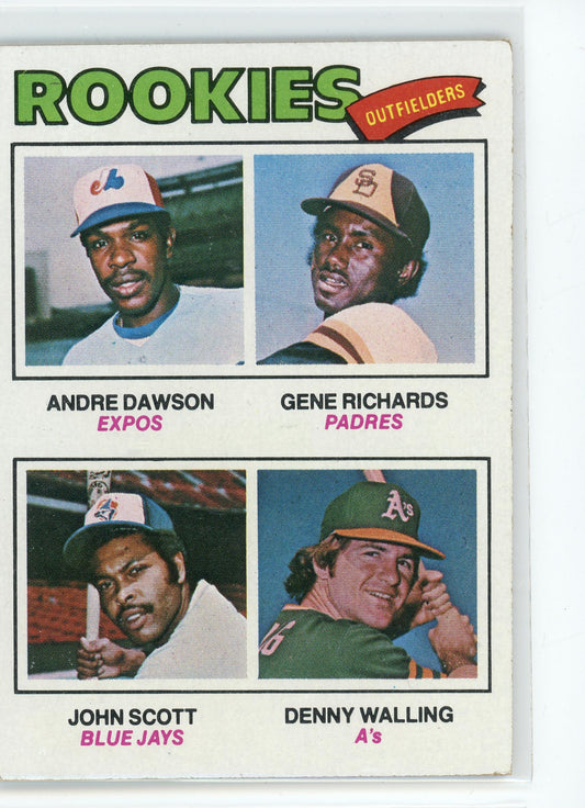 1977 Topps Rookie Outfielders #473 (Andre D./ Gene R./John S./Denny W.)
