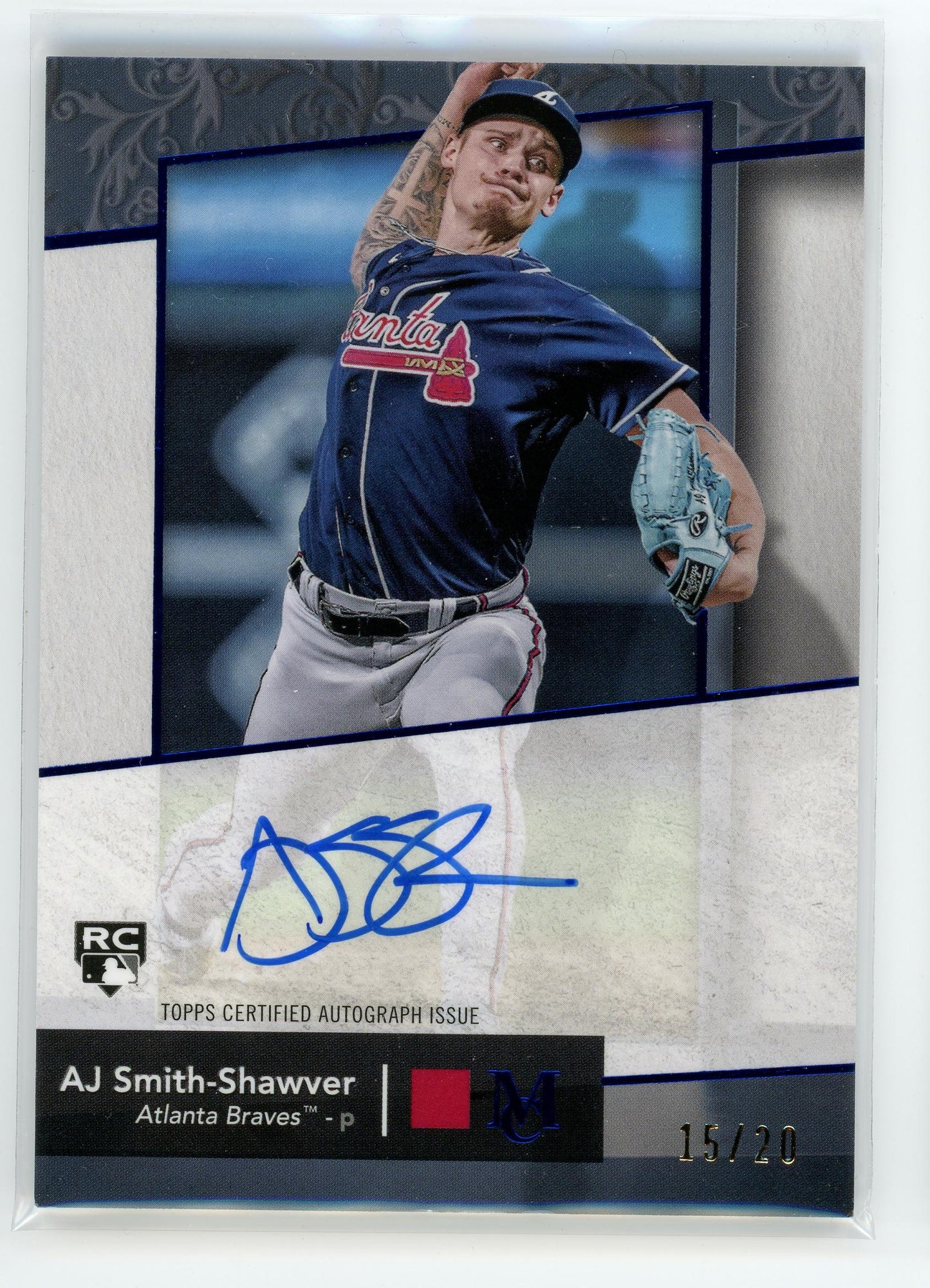 2024 Topps Museum Collection #AA-AS Aj Smith-Shawver Archival Autograph /20