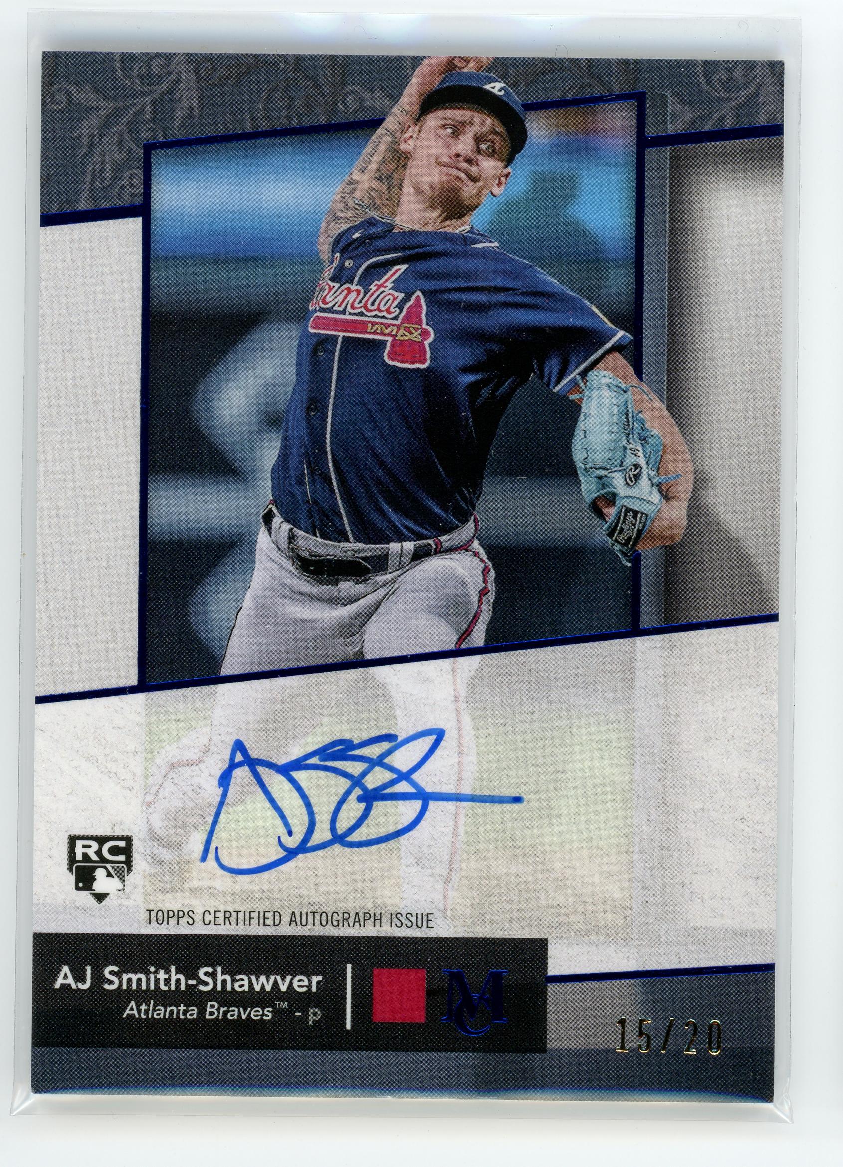 2024 Topps Museum Collection #AA-AS Aj Smith-Shawver Archival Autograph /20