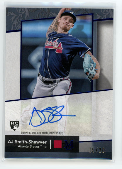 2024 Topps Museum Collection #AA-AS Aj Smith-Shawver Archival Autograph /20