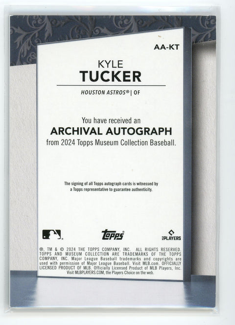 2024 Topps Museum Collection #AA-AK Kyle Tucker Archival Autograph /99