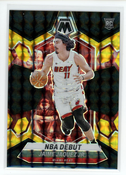 2023-24 Panini Mosic #267 Jaime Jaquez Jr. Black Gold /8