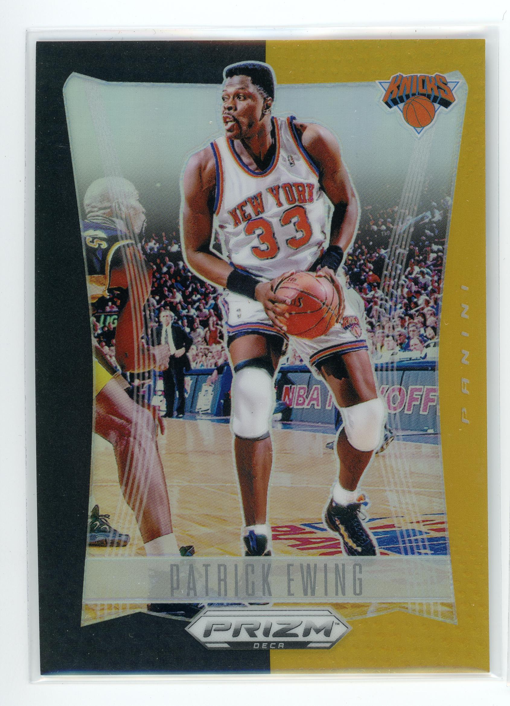 2023-24 Panini Deca #91 Patrick Ewing Black Gold Prizm /5