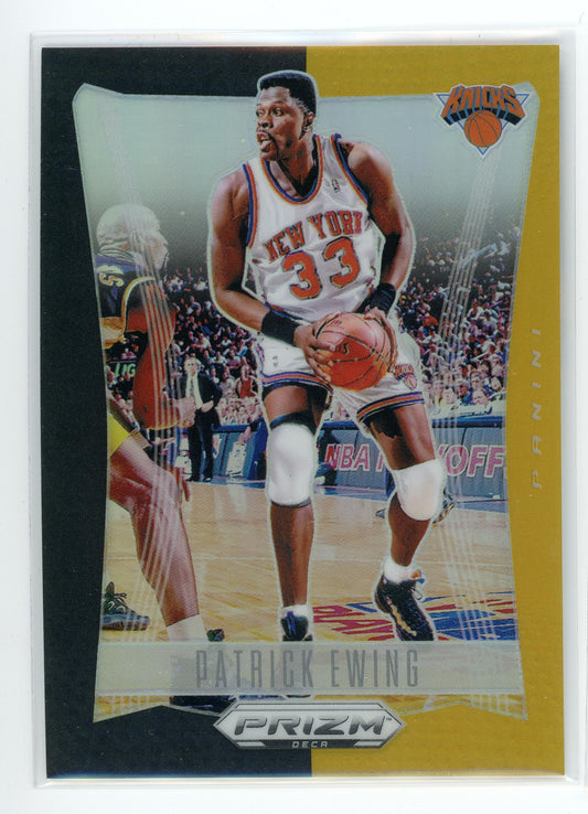 2023-24 Panini Deca #91 Patrick Ewing Black Gold Prizm /5