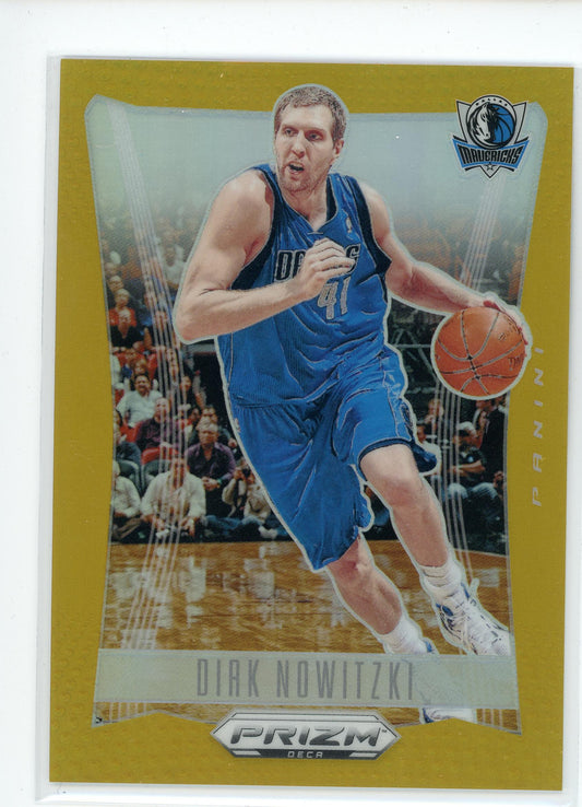 2023-24 Panini Deca #248 Dirk Nowitzki Gold Prizm /10