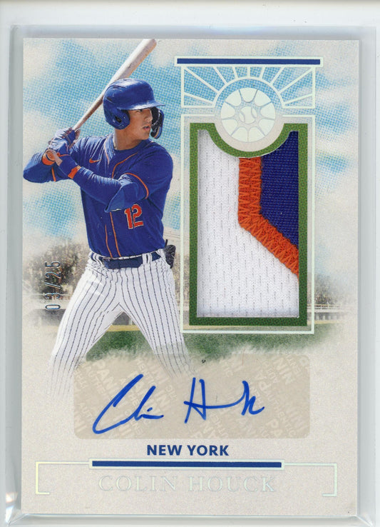 2024 Panini Boys Of Summer #PMS-CH Colin Houck Patch Auto /25