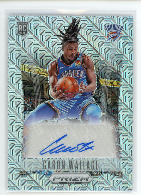 2023-24 Panini Deca #DS-CAS Caon Wallace Mojo Refractor Auto /25