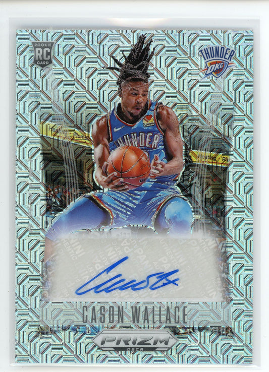 2023-24 Panini Deca #DS-CAS Caon Wallace Mojo Refractor Auto /25