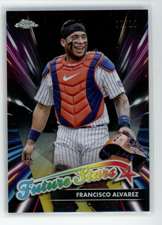 2024 Topps Chrome #FS-7 Francisco Alvarez Future Stars /10