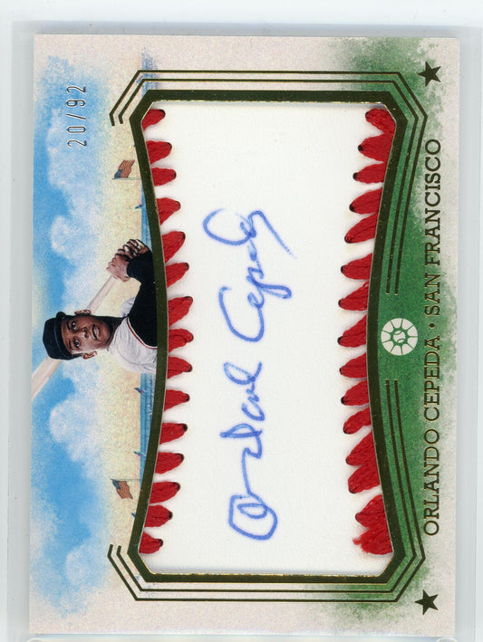 2024 Boys Of Summer #FOG-OC Orlando Cepeda Patch Auto /92