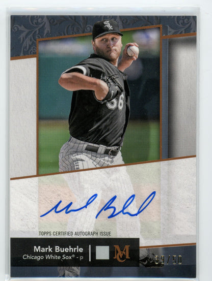 2024 Topps Museum #AA-MB Mark Buehrle Archival Autograph /50
