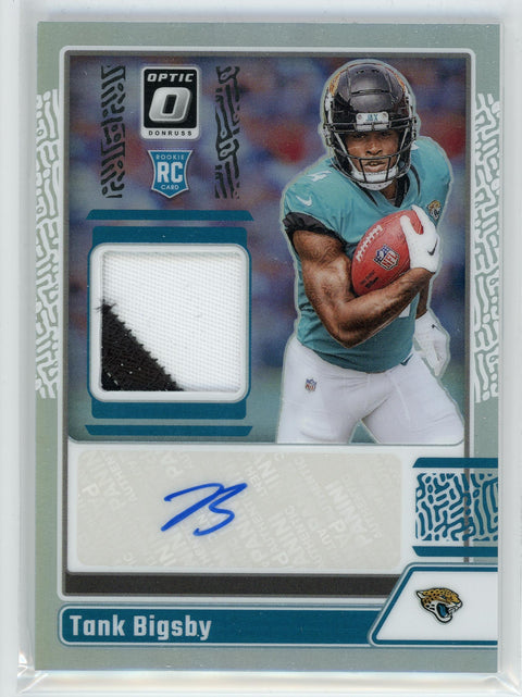 2023 Donruss Optic #RPA-TB Tank Bigsby Rookie Patch Auto /25