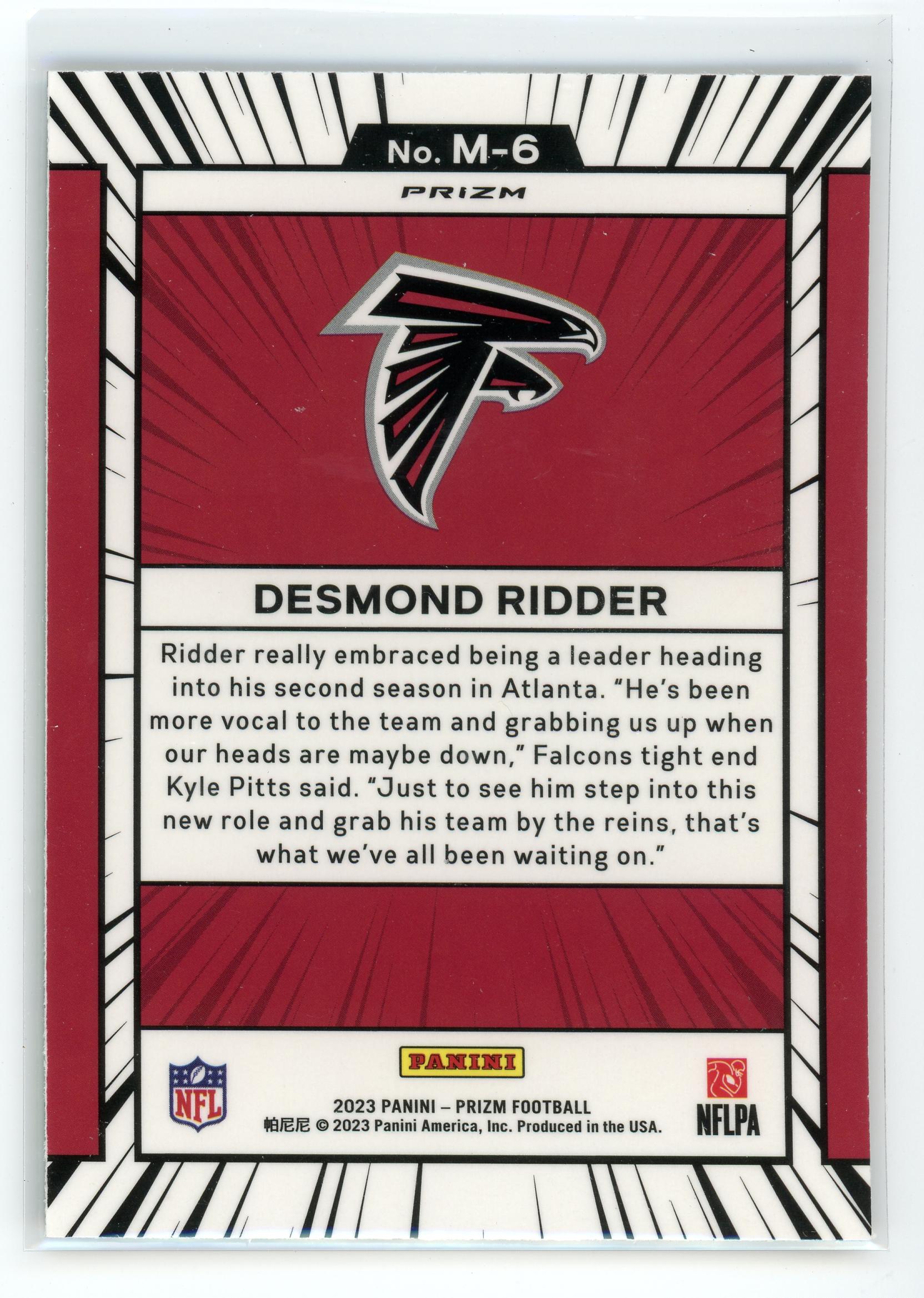 2023 Panini Prizm #M-6 Desmond Ridder Manga Case Hit