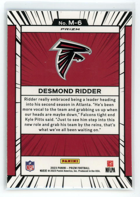 2023 Panini Prizm #M-6 Desmond Ridder Manga Case Hit