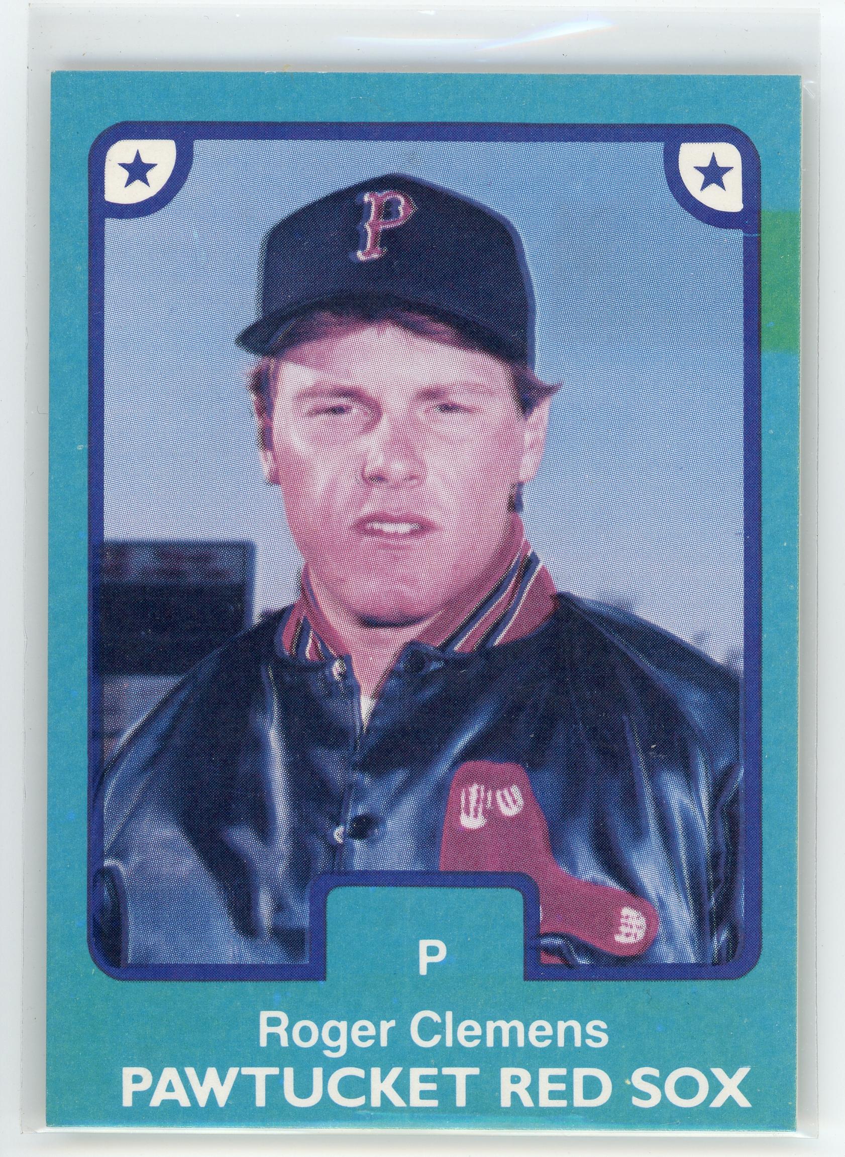 1984 TCMA Pawtucket Red Sox #22 Roger Clemens