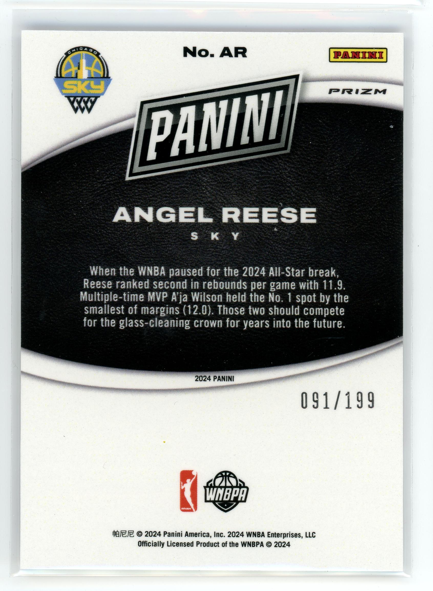 2024 Panini Black Friday #AR Angel Reese Optic Reese /199