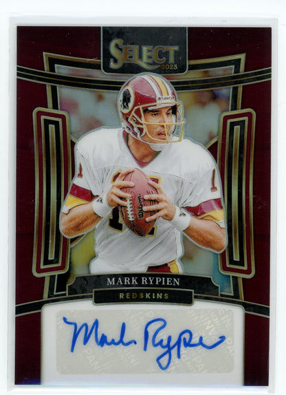 2023 Panini Select #SIG-MRY Mark Rypien Maroon Auto /75