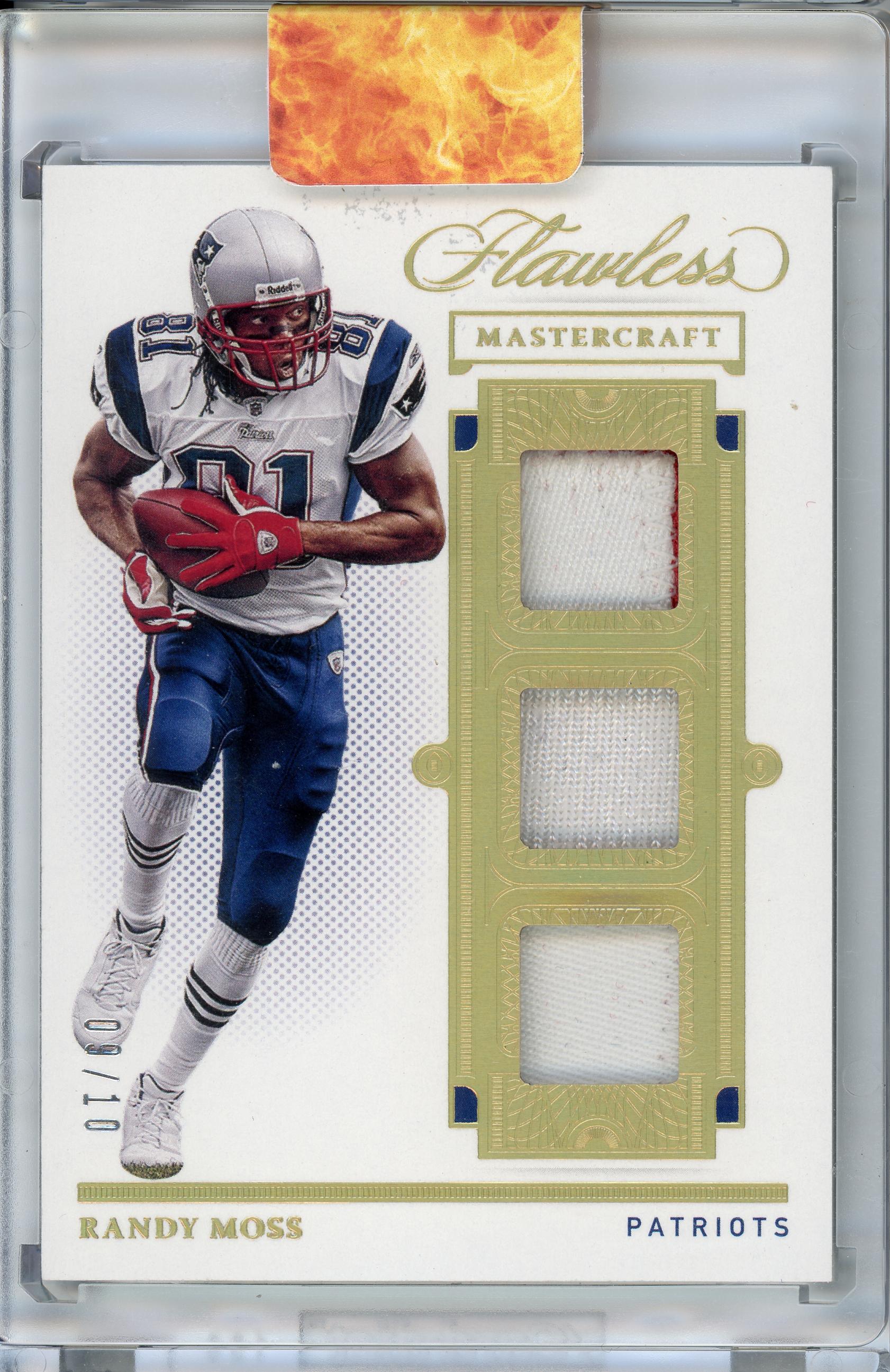 2021 Panini Flawless #MA10 Randy Moss Mastercraft Patch /10