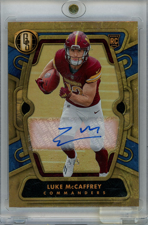 2024 Panini Gold Standard #152 Luke McCaffrey Auto