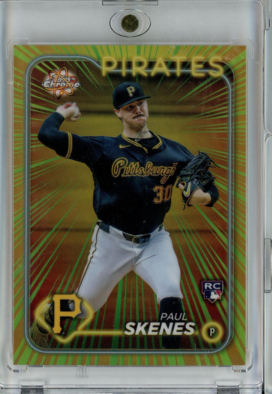 2024 Topps Chrome #RR-21 Paul Skenes Radiating Rookies Refractor