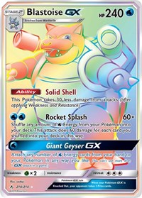 pokemon SM - Unbroken Bonds Blastoise GX (Secret)