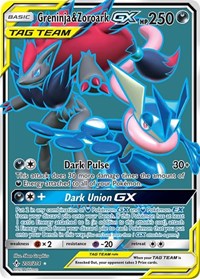 pokemon SM - Unbroken Bonds Greninja & Zoroark GX (200) (Full Art)