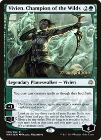 MTG Prerelease Cards Vivien, Champion of the Wilds