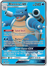 Pokemon SM Promos Blastoise GX - SM189