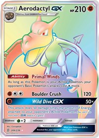 pokemon SM - Unified Minds Aerodactyl GX (Secret)