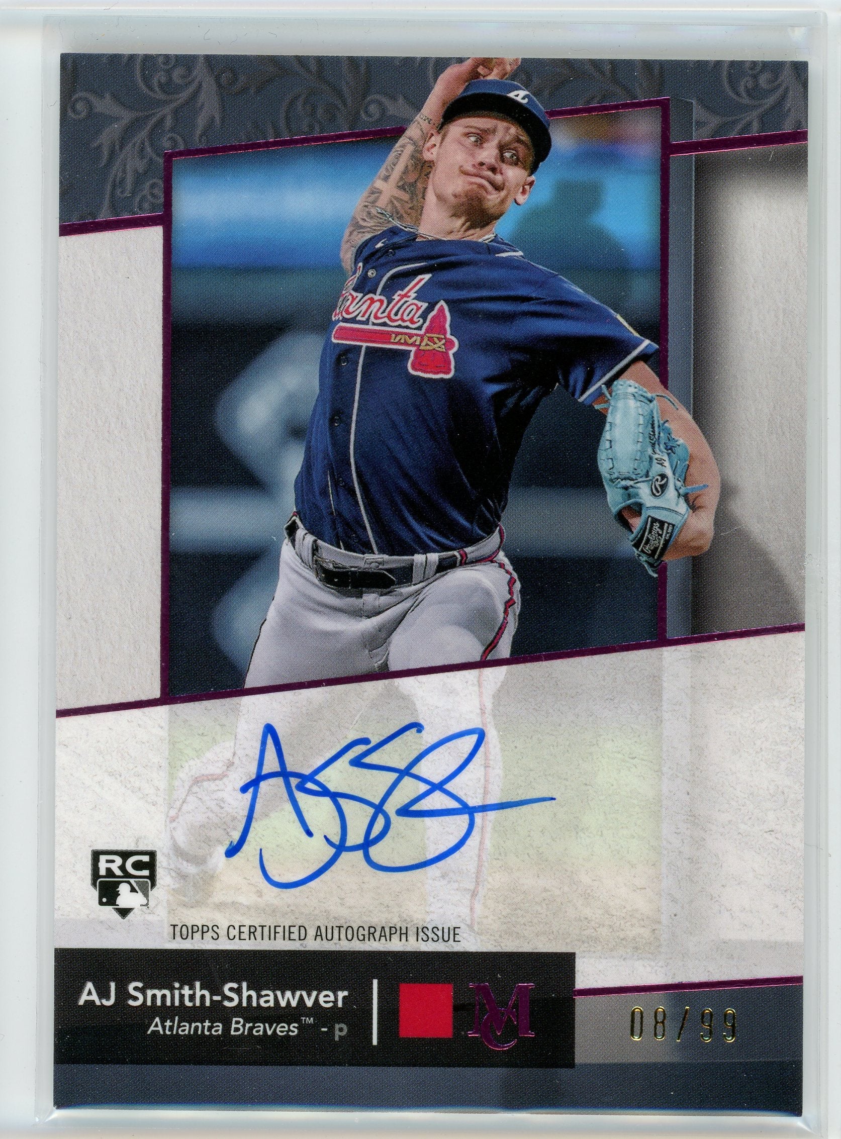 2024 Topps Museum #AA-AS AJ Smith-Shawver Archival Autograph /99