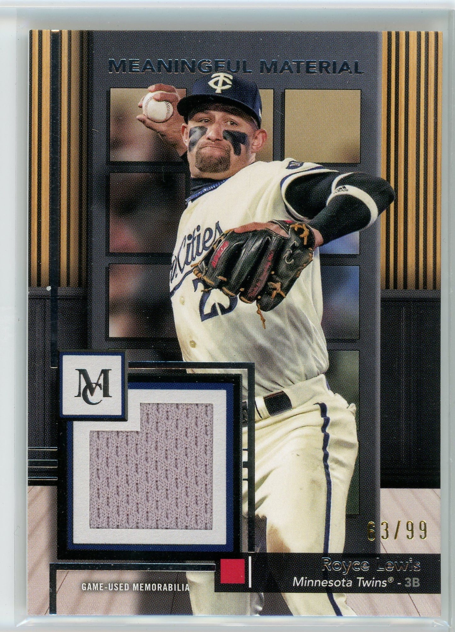 2024 Topps Museum #MMR-RL Royce Lewis Meaningful Materials Relics /99