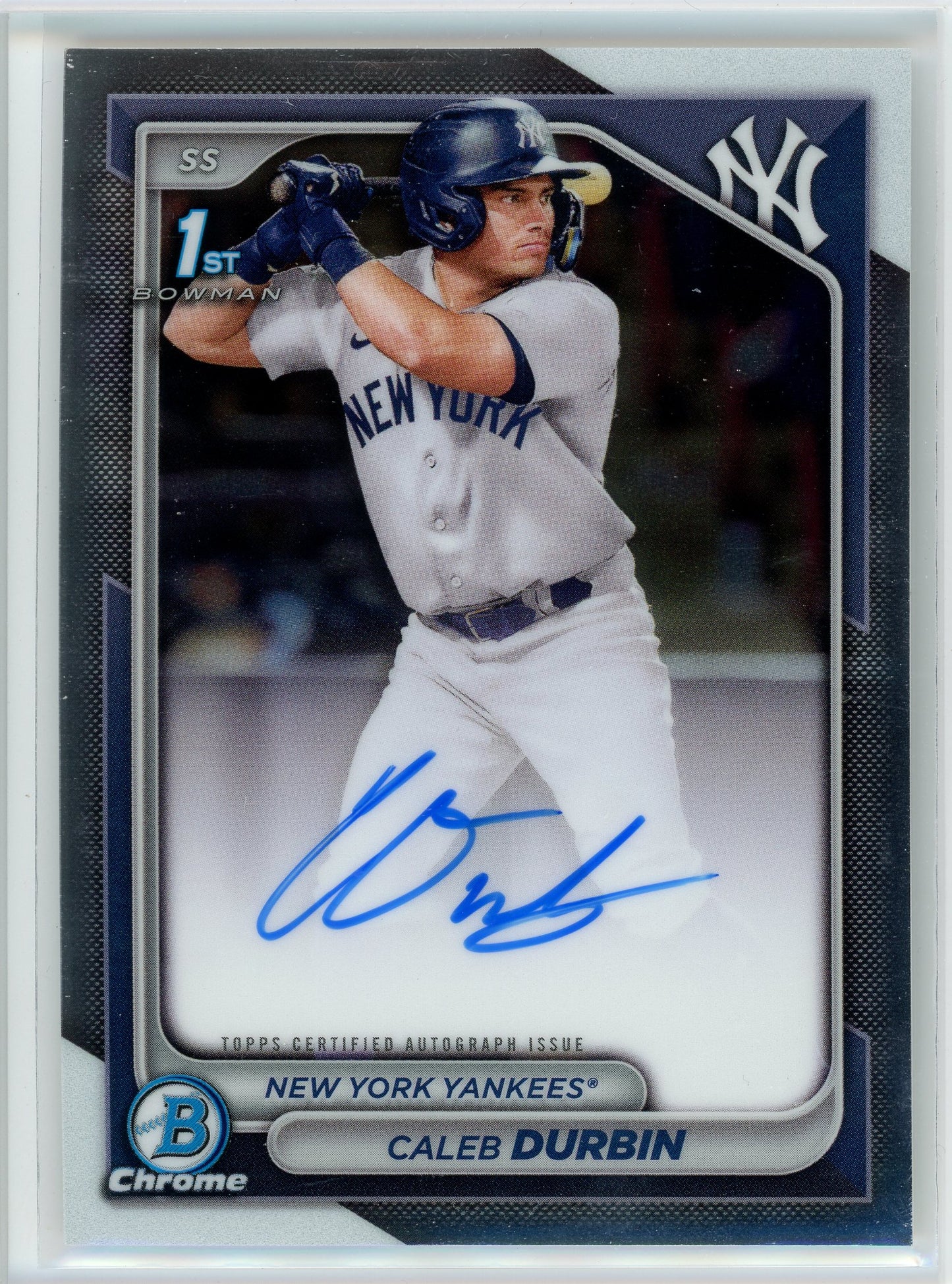 2024 Bowman Chrome #CPA-CD Caleb Durbin Prospects Autographs