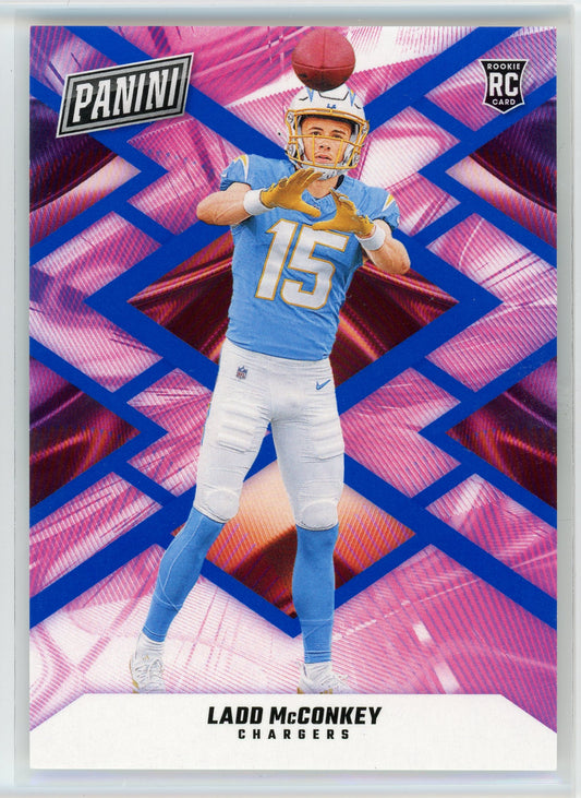 2024 Panini #RC15 Ladd McConkey Black Friday Blue