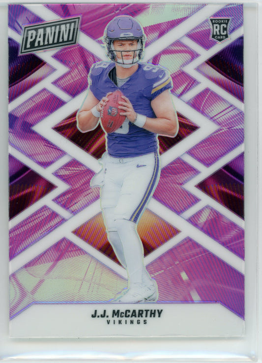 2024 Panini #JM JJ McCarthy Black Friday Sliver Foil /199