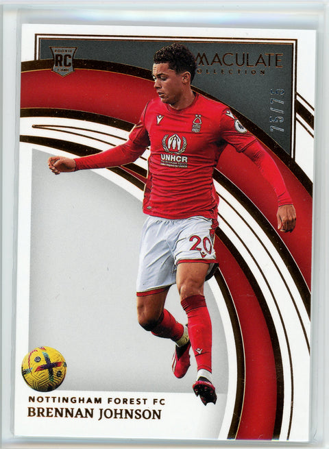 2022-23 Panini Immaculate Collection #154 Brennan Johnson Bronze /75