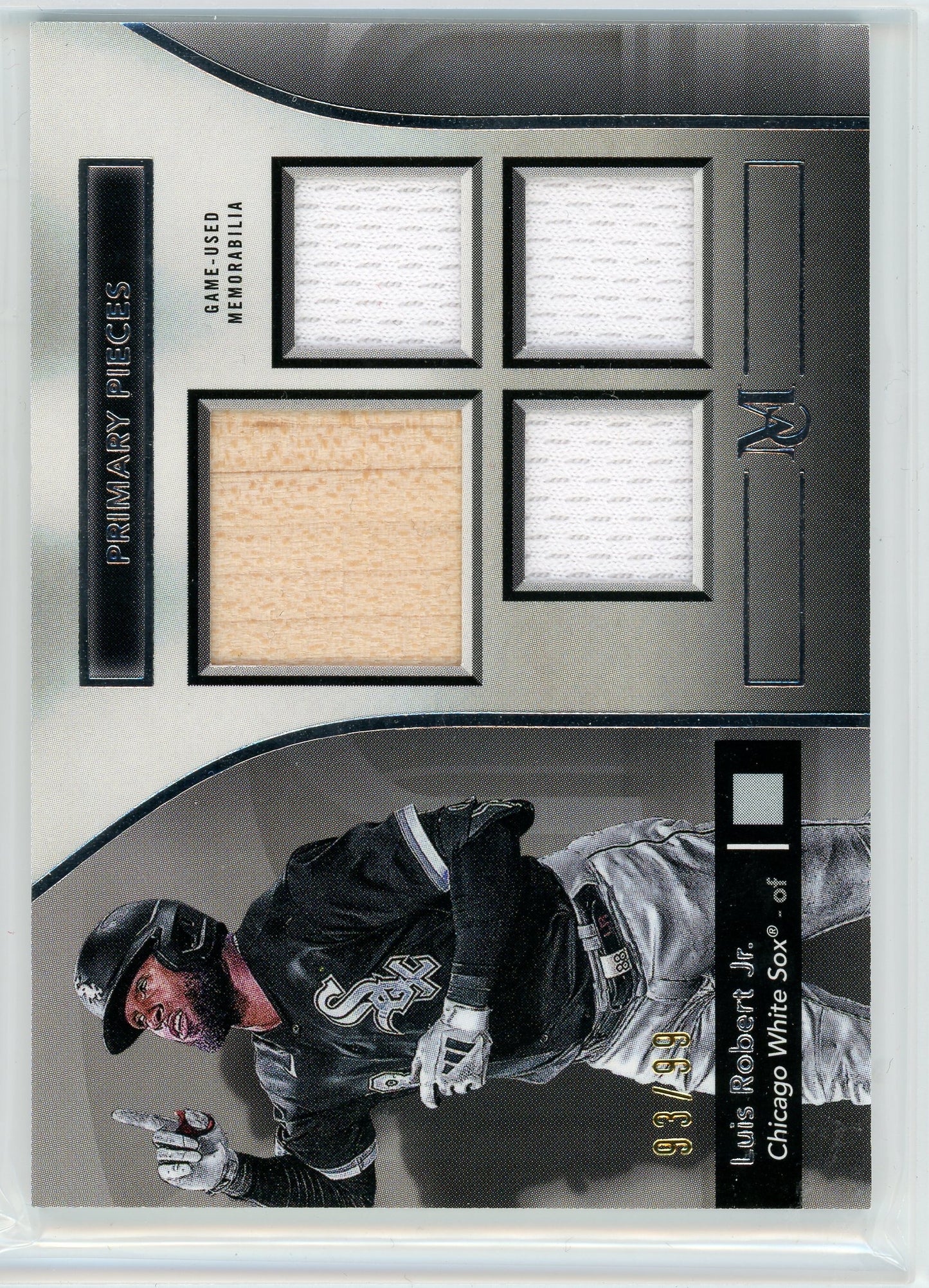 2024 Topps Museum Collection #SPPQ-LR Luis Robert Jr. Quad Relics /99