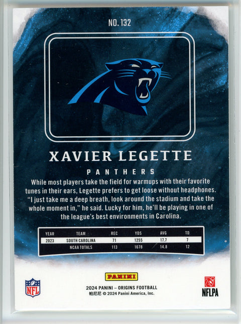 2024 Panini Origins #132 Xavier Legette Silver /75