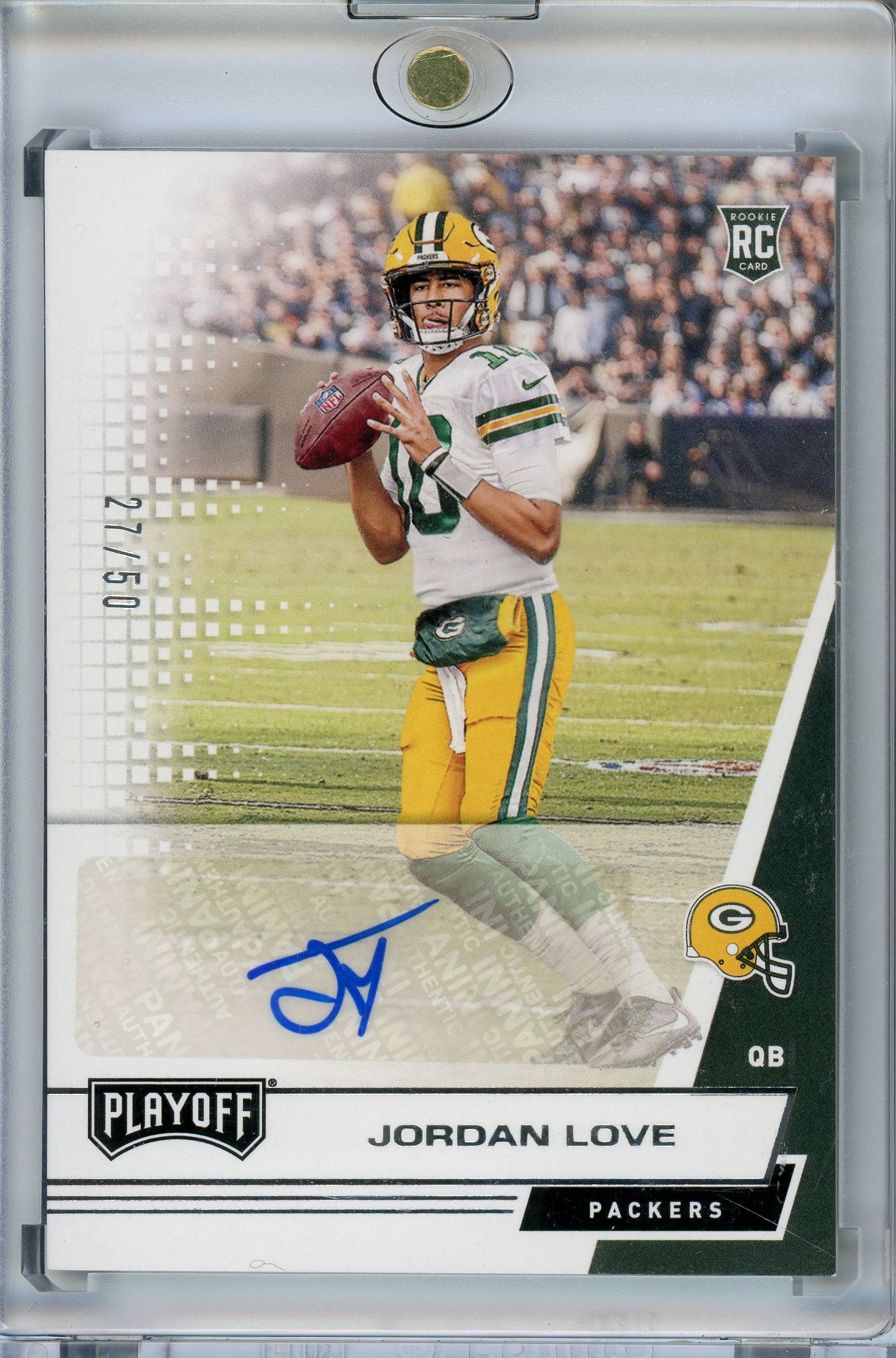2020 Panini Playoff #V-204 Jordan Love Rookie Auto /50