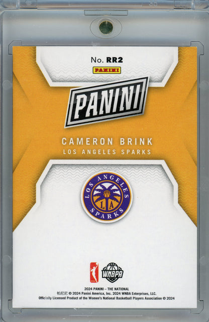 2024 Panini National #RR2 Cameron Brink Rated Rookie Red /99