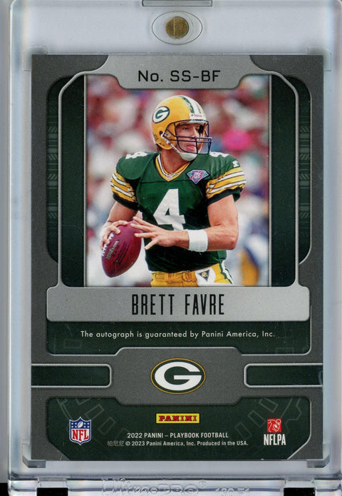 2022 Panini Playbook #SS-BF Brett Favre Shotgun Signatures /15