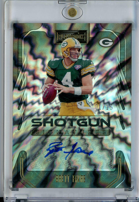 2022 Panini Playbook #SS-BF Brett Favre Shotgun Signatures /15