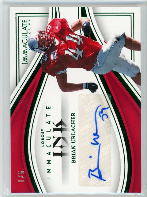 2023 Panini Immaculate #II-BU Brian Urlacher Immaculate Ink Green /5