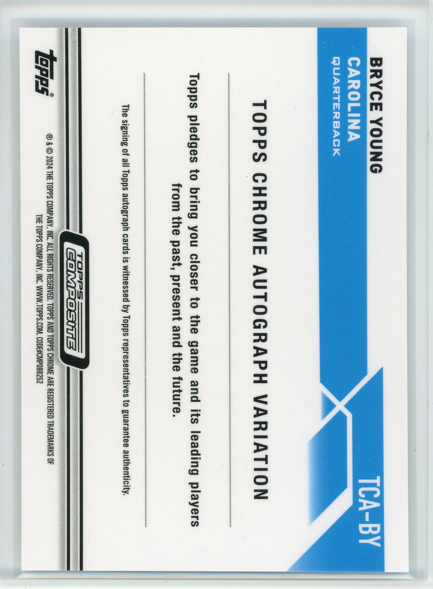 2024 Topps Composite #TCA-BY Bryce Young Auto