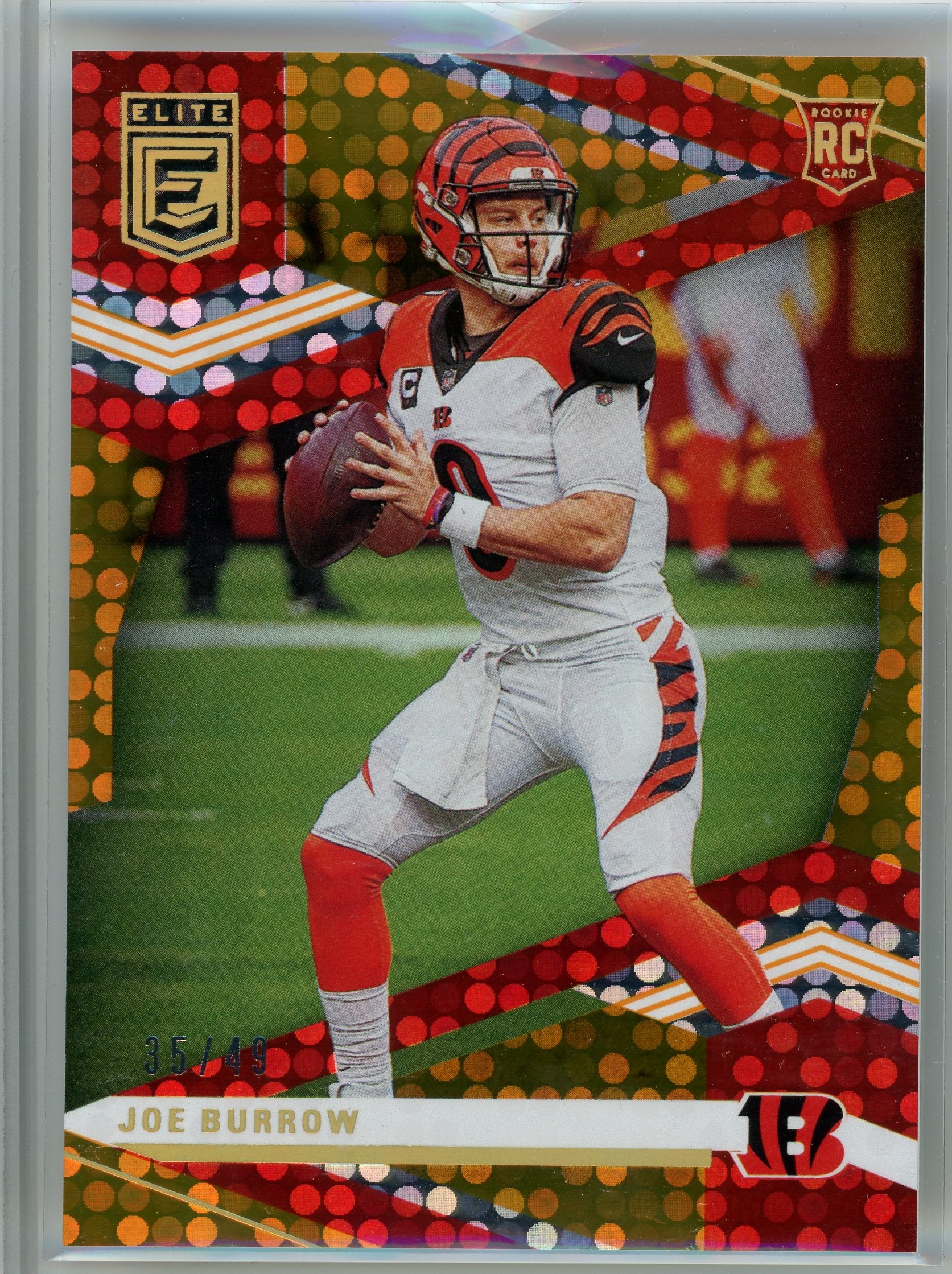 2020 Donruss Elite #201 Joe Burrow Gold /49